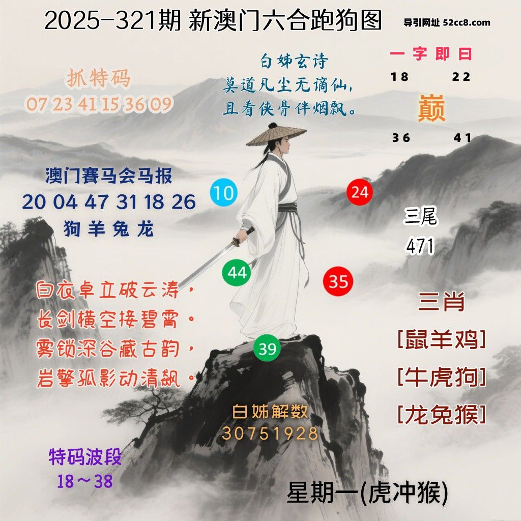 新澳门六合跑马图321期